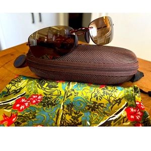 NEW POLARIZED MAUI JIM HONOLUA BAY RARE RED 516-07 READ!